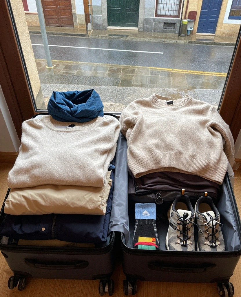 10 San Sebastián November Packing Mistakes to Avoid (Plus the Weather-Proof Essentials You Actually Need!) 1 What to Wear in San Sebastián in November 10 San Sebastián November Packing Mistakes to Avoid (Plus the Weather-Proof Essentials You Actually Need!) - 1. Packing One Huge Sweater Instead of Light, Flexible Layers 1