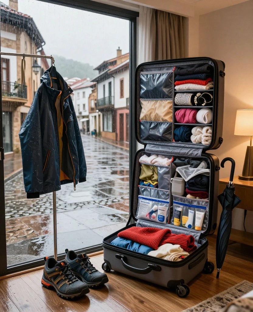 10 San Sebastián November Packing Mistakes to Avoid (Plus the Weather-Proof Essentials You Actually Need!) 48 What to Wear in San Sebastián in November 10 San Sebastián November Packing Mistakes to Avoid (Plus the Weather-Proof Essentials You Actually Need!) - 8. Mixing Damp Gear with Clean Clothes in One Big Suitcase 1