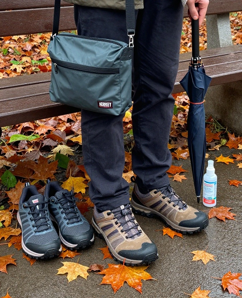 11 Best Shoes and Accessories to Wear in Hershey in November Before Your Feet Pay the Price! 28 What to Wear in Hershey in November 11 Best Shoes and Accessories to Wear in Hershey in November Before Your Feet Pay the Price! - 6. A Compact Umbrella and Water-Resistant Shoe Treatment for Weather Swings 1