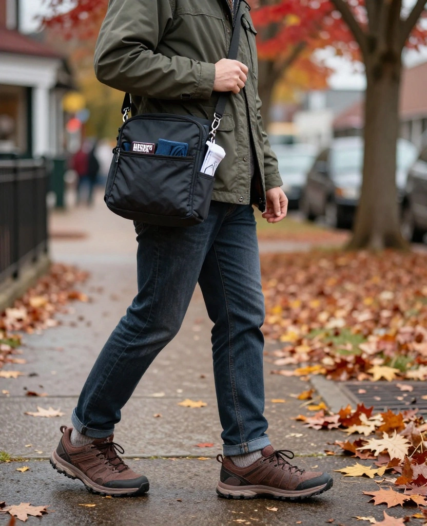11 Best Shoes and Accessories to Wear in Hershey in November Before Your Feet Pay the Price! 39 What to Wear in Hershey in November 11 Best Shoes and Accessories to Wear in Hershey in November Before Your Feet Pay the Price! - 7. A Hands-Free Crossbody Bag for Easy, Balanced Walking 1