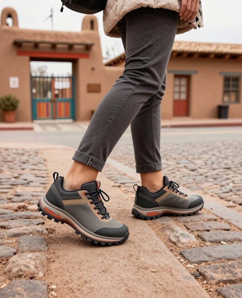 11 Best Shoes to Wear in Santa Fe in December (Cute, Comfortable, and Ready for Cobblestones!) 41 What to Wear in Santa Fe in December 11 Best Shoes to Wear in Santa Fe in December (Cute, Comfortable, and Ready for Cobblestones!) - 7. Waterproof Trail Sneakers for Trails, Steps, and Uneven Streets 1