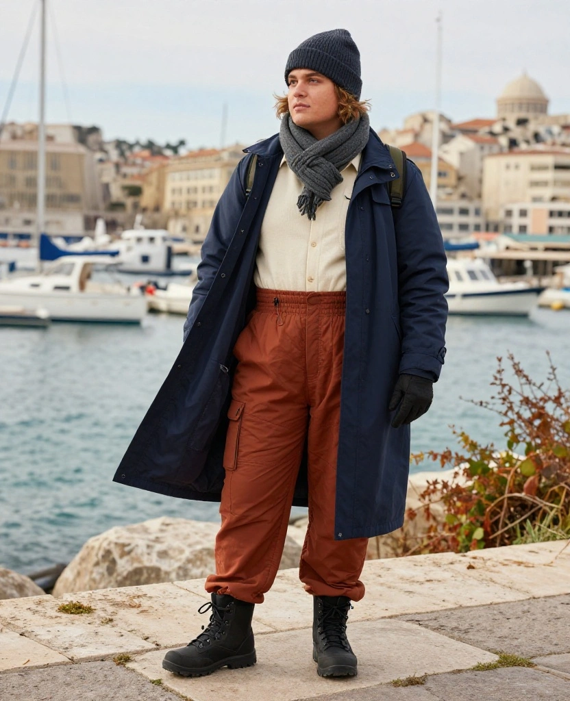 11 Mistral-Proof Outfit Ideas for Marseille in November That Keep the Chill Out 71 What to Wear in Marseille in November 11 Mistral-Proof Outfit Ideas for Marseille in November That Keep the Chill Out - 11. The Travel-Day Jumpsuit with a Packable Down Layer 1