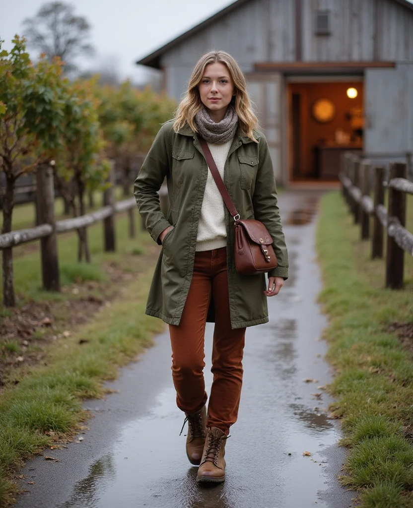 11 Rain-Ready Outfit Ideas for What to Wear in Sonoma in November Without Sacrificing Your Style 25 what to wear in Sonoma in November 11 Rain-Ready Outfit Ideas for What to Wear in Sonoma in November Without Sacrificing Your Style - 5. A Waxed Jacket, Corduroy Pants, and Rugged Waterproof Lace-Ups 1