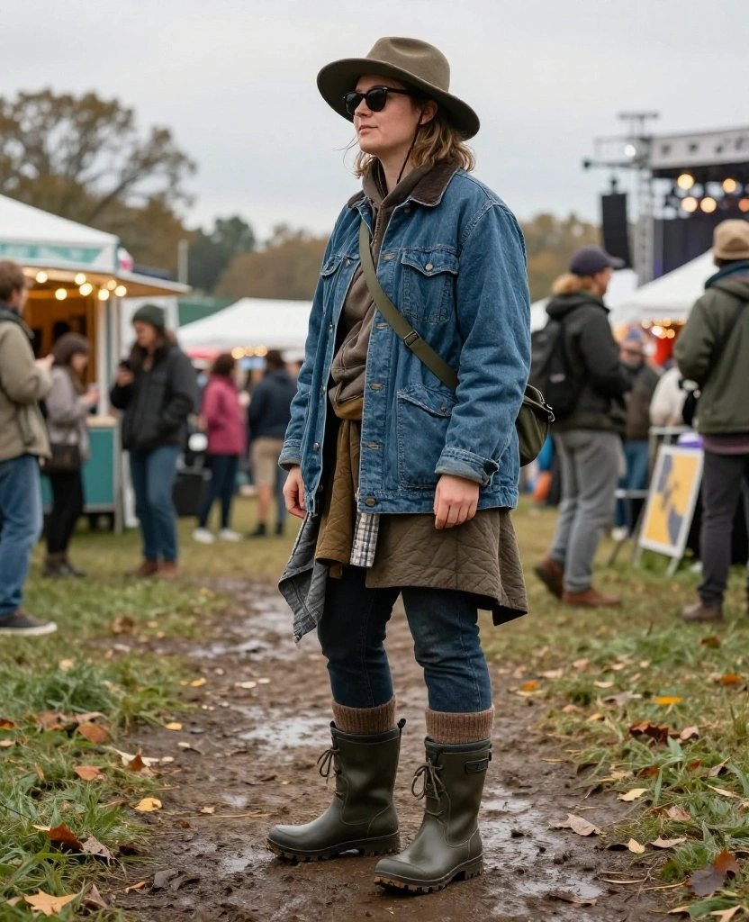 12 Festival Outfit Accessories You’ll Need for November in the USA (Your Feet Will Thank You for #7!) 1 What to Wear to Music Festivals in the USA in November 12 Festival Outfit Accessories You’ll Need for November in the USA (Your Feet Will Thank You for #7!) - 1. Waterproof Ankle Boots That Can Handle the Grounds 1