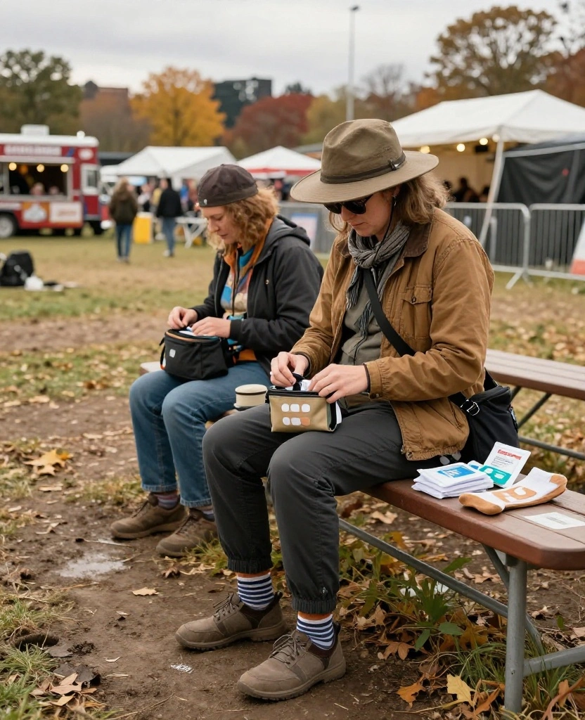 12 Festival Outfit Accessories You’ll Need for November in the USA (Your Feet Will Thank You for #7!) 72 What to Wear to Music Festivals in the USA in November 12 Festival Outfit Accessories You’ll Need for November in the USA (Your Feet Will Thank You for #7!) - 12. A Small Foot-Care Kit for the Walk Home 1