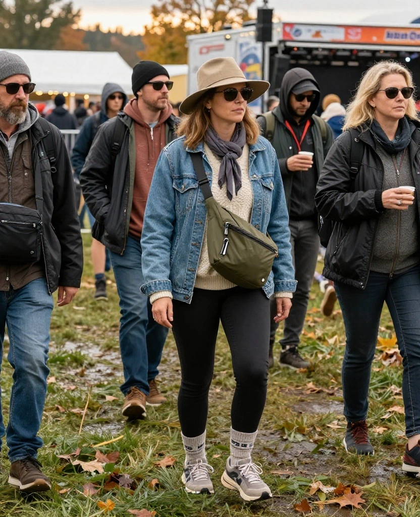 12 Festival Outfit Accessories You’ll Need for November in the USA (Your Feet Will Thank You for #7!) 26 What to Wear to Music Festivals in the USA in November 12 Festival Outfit Accessories You’ll Need for November in the USA (Your Feet Will Thank You for #7!) - 6. A Hands-Free Crossbody Bag for the Essentials 1