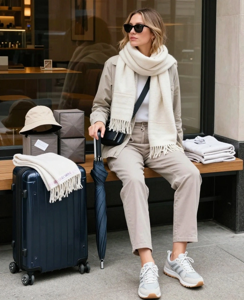 12 Houston Winter Packing List Essentials You’ll Actually Wear in December (Don’t Forget #7!) 56 What to Wear in Houston in December 12 Houston Winter Packing List Essentials You’ll Actually Wear in December (Don’t Forget #7!) - 10. A Light Scarf or Packable Hat for Flexible Comfort 1
