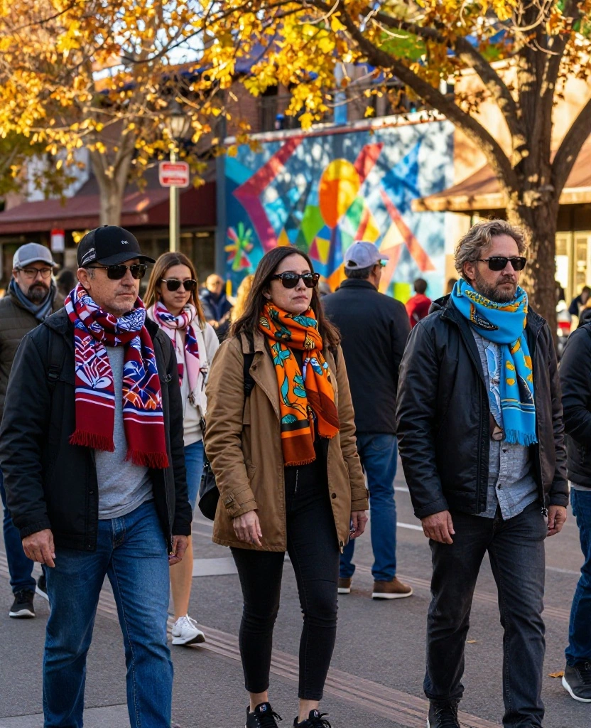 12 Local Fashion Trends to Rock in Albuquerque This November (Spoiler: #5 Is a Hit!) 8 what to wear in Albuquerque in November 12 Local Fashion Trends to Rock in Albuquerque This November (Spoiler: #5 Is a Hit!) - 2. Statement Scarves 1
