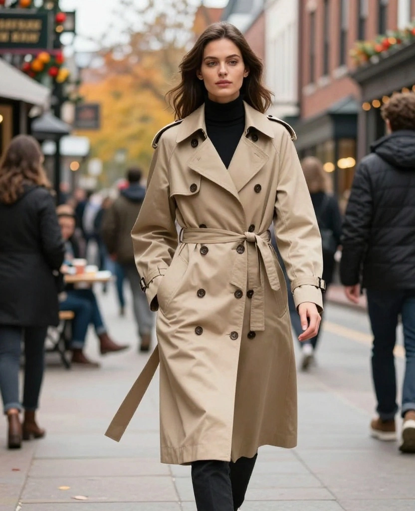 12 Must-Have Layers for Your Charlotte November Trip (Don't Miss #4!) 75 What to Wear in Charlotte in November 12 Must-Have Layers for Your Charlotte November Trip (Don't Miss #4!) - 11. Classic Trench Coat 1