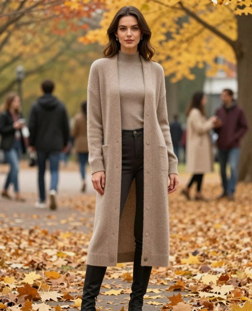 12 Must-Have Layers for Your Charlotte November Trip (Don't Miss #4!) 15 What to Wear in Charlotte in November 12 Must-Have Layers for Your Charlotte November Trip (Don't Miss #4!) - 3. Stylish Long Cardigan 1