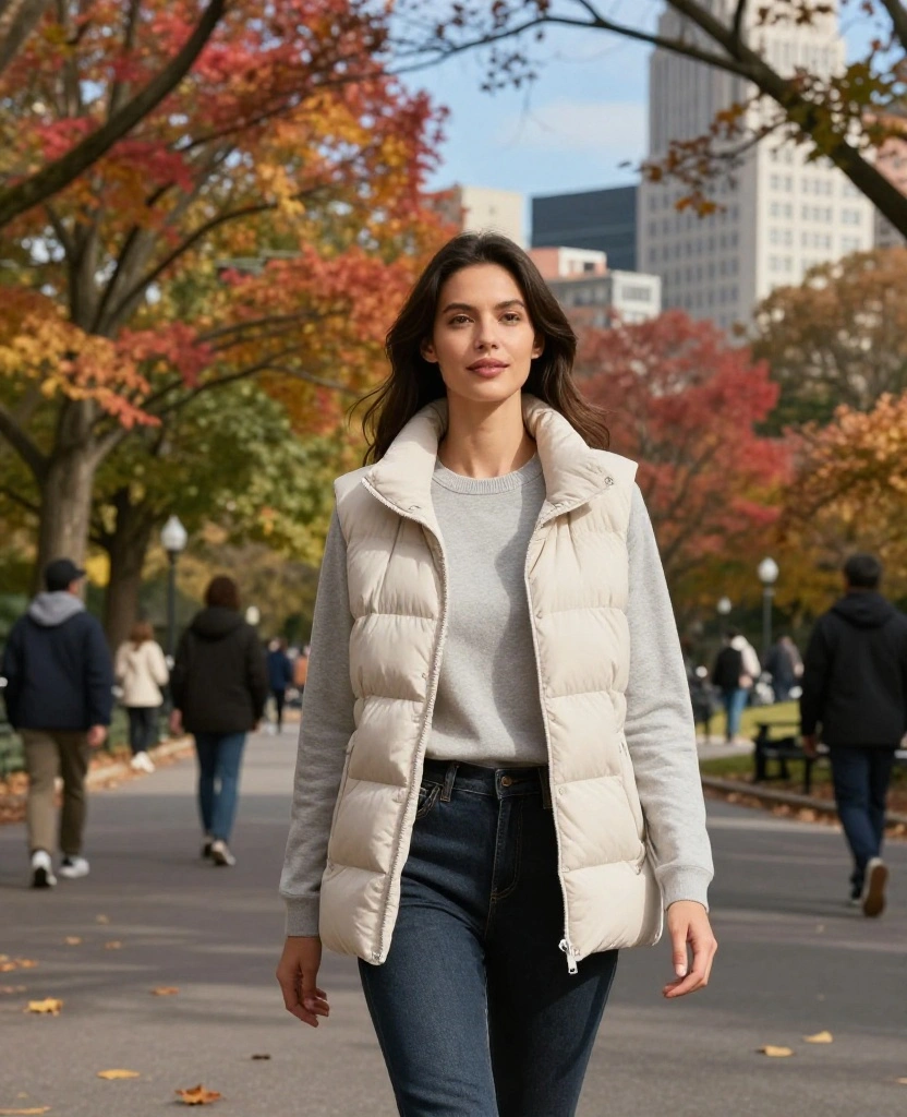 12 Must-Have Layers for Your Charlotte November Trip (Don't Miss #4!) 59 What to Wear in Charlotte in November 12 Must-Have Layers for Your Charlotte November Trip (Don't Miss #4!) - 9. Light Puffer Vest 1