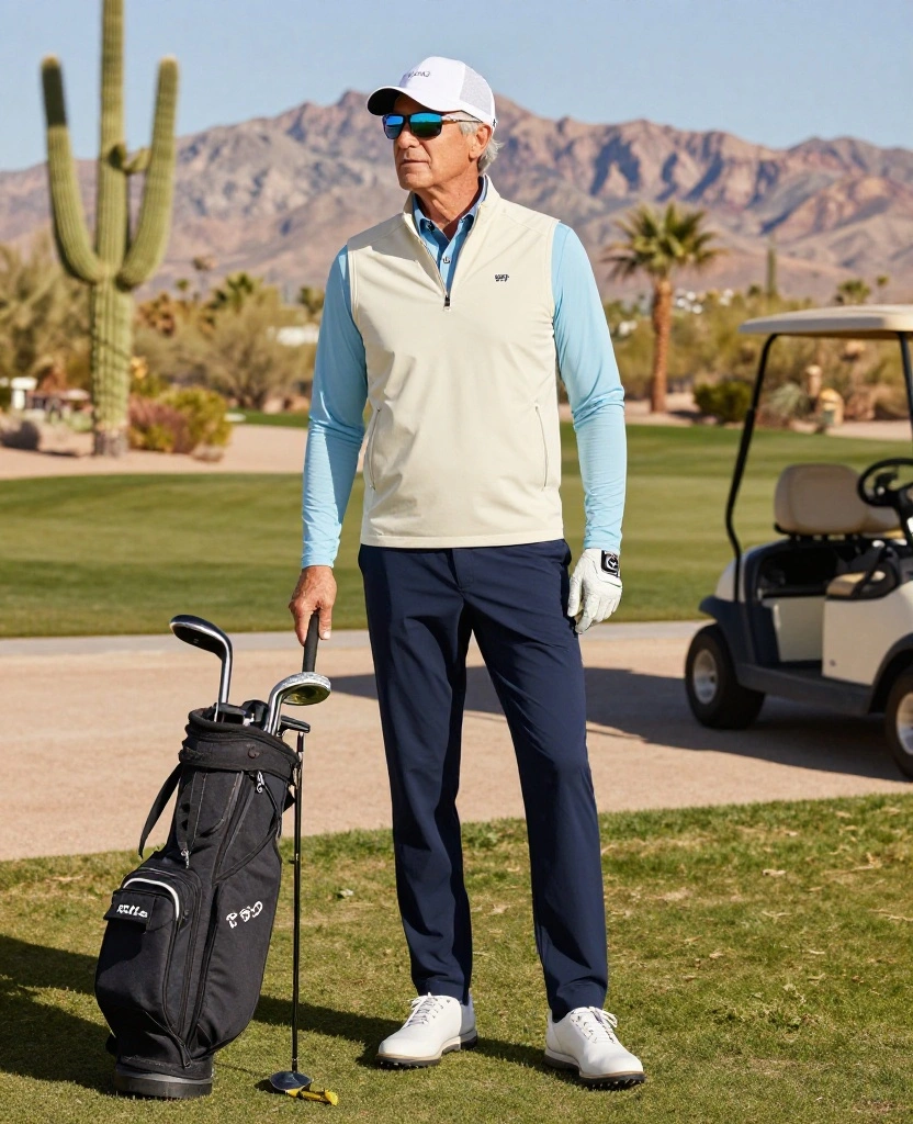 18 Stylish Scottsdale Golf Outfits for December That Look Polished on and off the Course 34 What to Wear in Scottsdale in December 18 Stylish Scottsdale Golf Outfits for December That Look Polished on and off the Course - 6. The Long-Sleeve UPF Polo for Bright December Afternoons 1