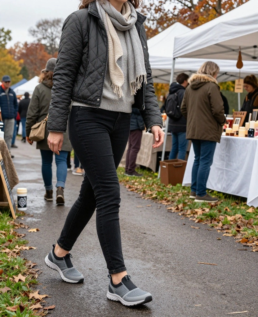 13 Best Shoes to Wear to November Craft Festivals When You’ll Be Walking for Hours 71 What to Wear to November Craft Festivals in the USA 13 Best Shoes to Wear to November Craft Festivals When You’ll Be Walking for Hours - 11. Slip-On Walking Shoes for Easy Festival Days 1