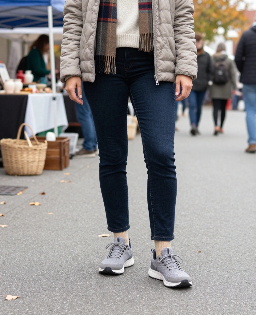 13 Best Shoes to Wear to November Craft Festivals When You’ll Be Walking for Hours 15 What to Wear to November Craft Festivals in the USA 13 Best Shoes to Wear to November Craft Festivals When You’ll Be Walking for Hours - 3. Supportive Walking Sneakers for All-Day Comfort 1