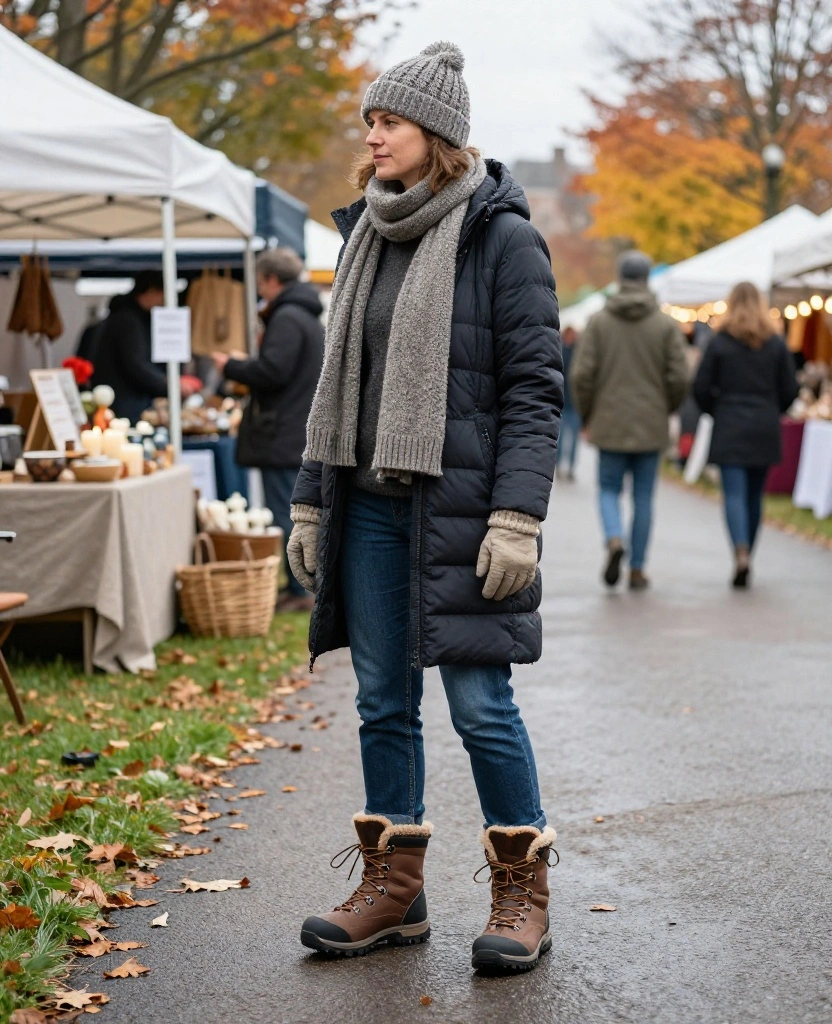 13 Best Shoes to Wear to November Craft Festivals When You’ll Be Walking for Hours 57 What to Wear to November Craft Festivals in the USA 13 Best Shoes to Wear to November Craft Festivals When You’ll Be Walking for Hours - 9. Fleece-Lined Walking Boots for Cold Regional Festivals 1