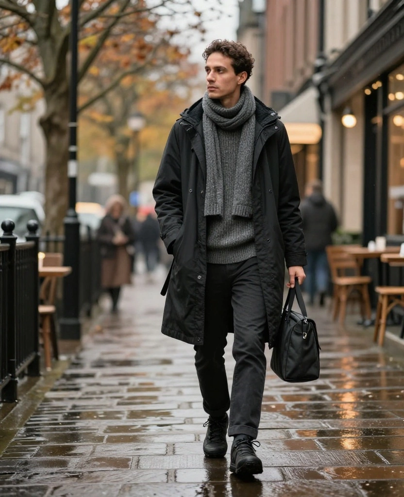 13 Cozy Belfast Travel Outfits for November That Are Made for All-Day Exploring! 22 What to Wear in Belfast in November 13 Cozy Belfast Travel Outfits for November That Are Made for All-Day Exploring! - 4. The Soft Monochrome Knit Look 1