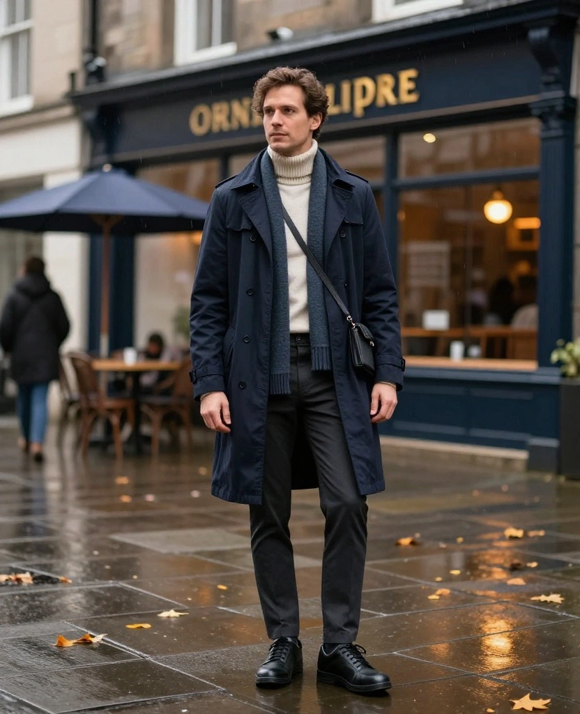 13 Cozy Belfast Travel Outfits for November That Are Made for All-Day Exploring! 52 What to Wear in Belfast in November 13 Cozy Belfast Travel Outfits for November That Are Made for All-Day Exploring! - 8. The Smart-Casual Turtleneck and Tailored Trouser Outfit 1