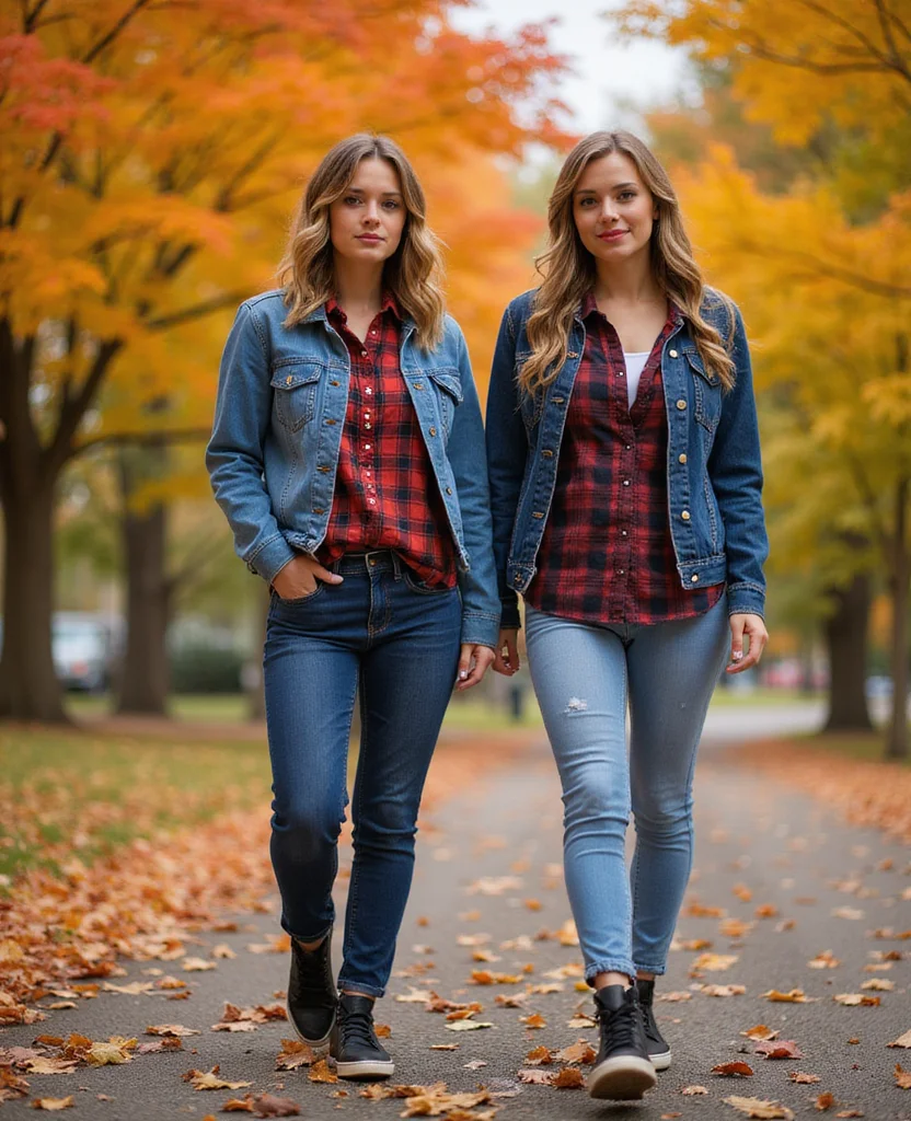 13 Essential Outfit Ideas for November in Columbus (Your Wardrobe Will Thank You!) 15 What to Wear in Columbus in November 13 Essential Outfit Ideas for November in Columbus (Your Wardrobe Will Thank You!) - 3. Cozy Denim and Flannel 1