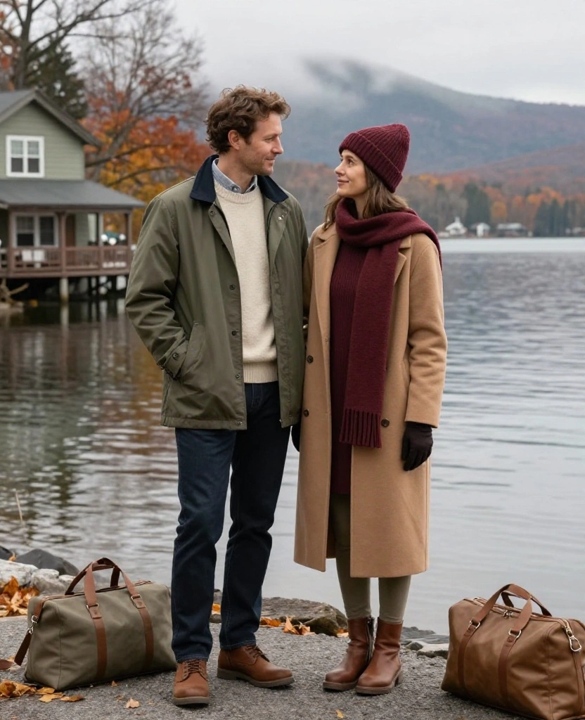 13 Lake George Vacation Outfits for Couples Who Want to Look Amazing in Every Photo 83 What to Wear in Lake George in November 13 Lake George Vacation Outfits for Couples Who Want to Look Amazing in Every Photo - 13. The Mix-and-Match Capsule for a Whole Romantic Weekend 1