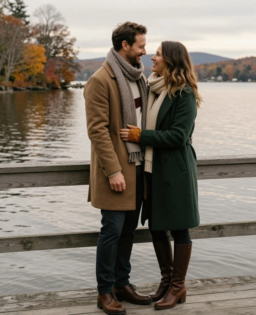 13 Lake George Vacation Outfits for Couples Who Want to Look Amazing in Every Photo 94 What to Wear in Lake George in November 13 Lake George Vacation Outfits for Couples Who Want to Look Amazing in Every Photo - Conclusion: Warm Layers Make the Weekend Feel Even Better 1