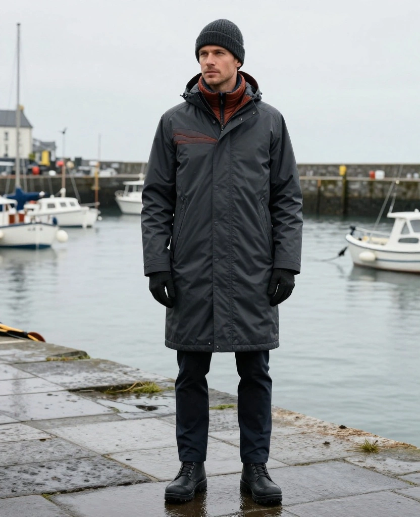 13 Men’s Galway November Outfit Ideas for Staying Warm, Dry, and Sharp in Ireland 52 what to wear in Galway in November 13 Men’s Galway November Outfit Ideas for Staying Warm, Dry, and Sharp in Ireland - 8. A Lightweight Insulated Jacket Under a Longer Waterproof Coat 1