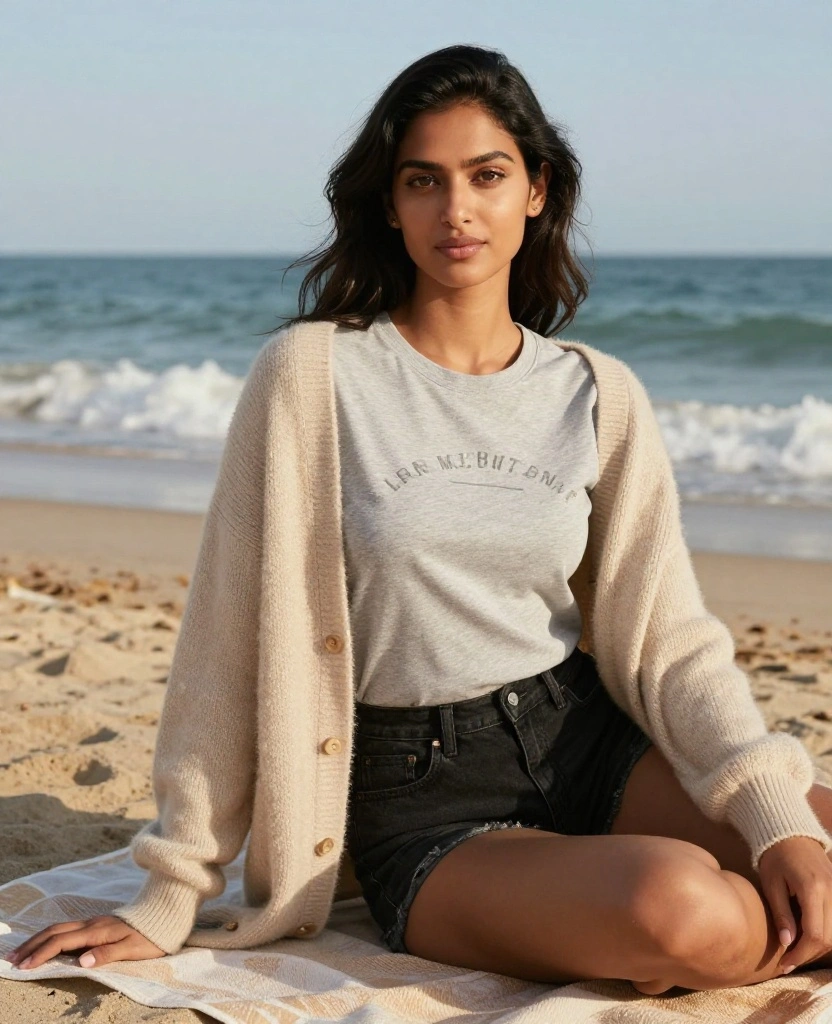 14 Fashion Hacks for the Perfect November Look in Myrtle Beach 59 What to Wear in Myrtle Beach in November 14 Fashion Hacks for the Perfect November Look in Myrtle Beach - 9. Lightweight Layering with T-Shirts 1