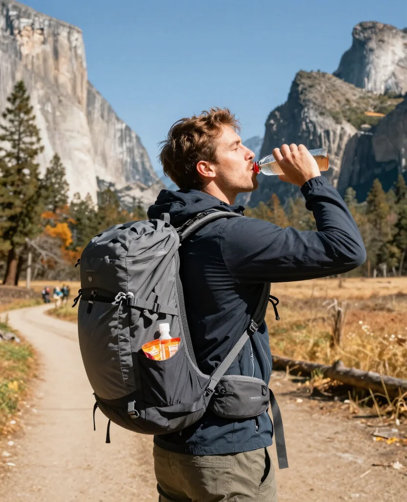 14 Layering Hacks for Hiking in Yosemite This November (You’ll Thank Us for #3!) 52 What to Wear in Yosemite in November 14 Layering Hacks for Hiking in Yosemite This November (You’ll Thank Us for #3!) - 8. Stay Hydrated with a Hydration Pack 1