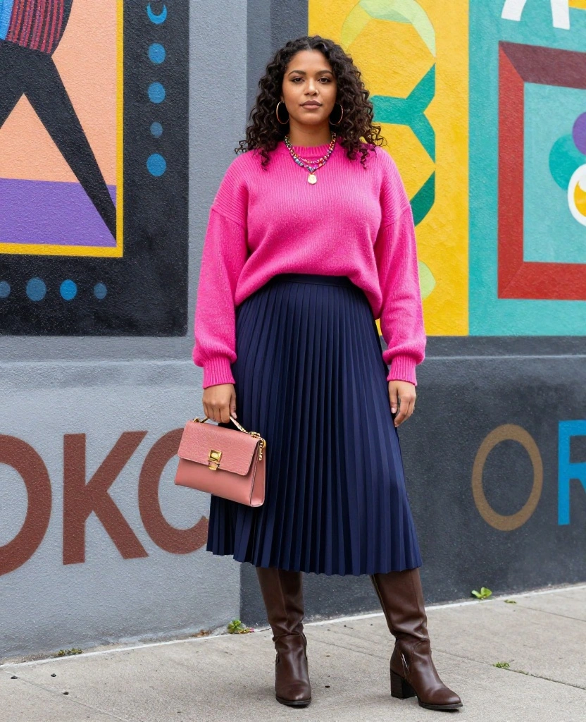 14 Travel-Ready Outfits for Oklahoma City in November (Pack Like a Pro!) 45 what to wear in Oklahoma City in November 14 Travel-Ready Outfits for Oklahoma City in November (Pack Like a Pro!) - 7. Colorful Layers for Artsy Days 1