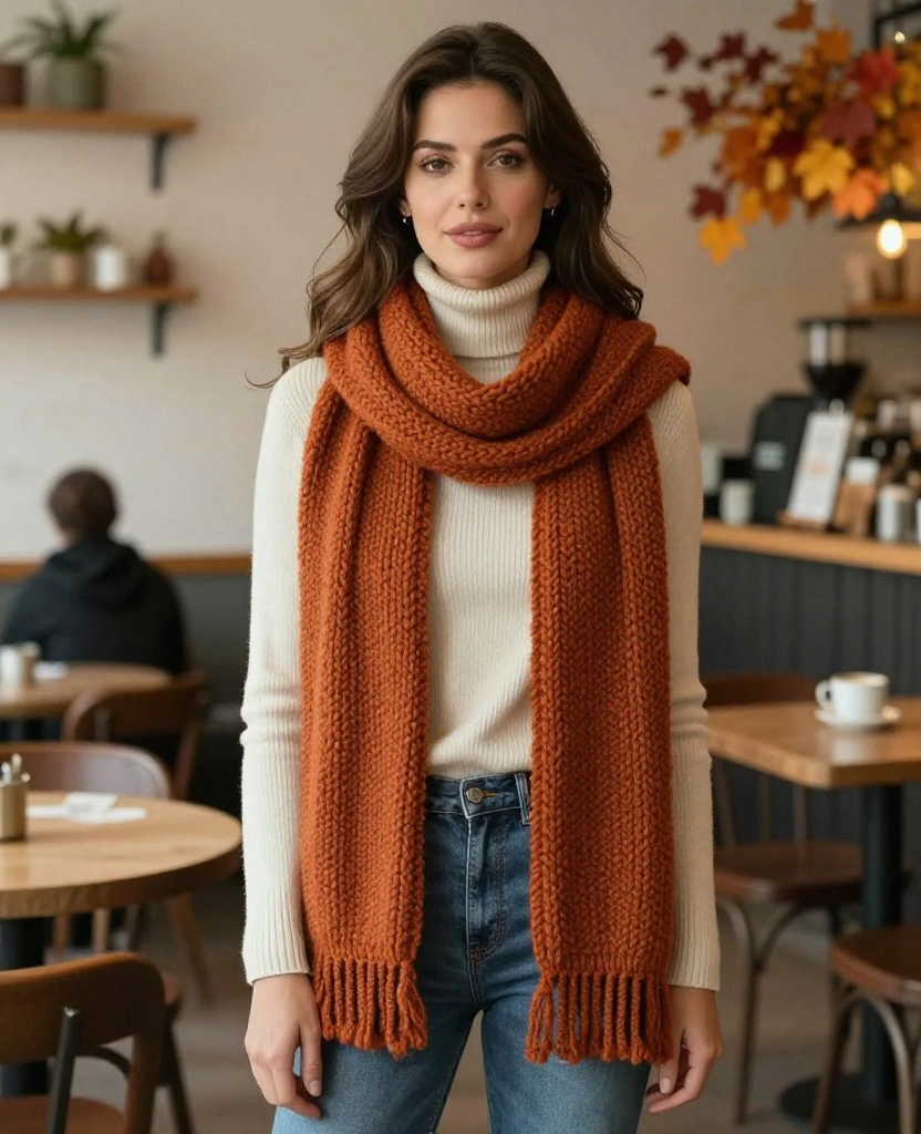 14 Trendy Layering Ideas for November in Indianapolis (You’ll Adore #6!) 69 What to Wear in Indianapolis in November 14 Trendy Layering Ideas for November in Indianapolis (You’ll Adore #6!) - 11. Layering with Scarves 1