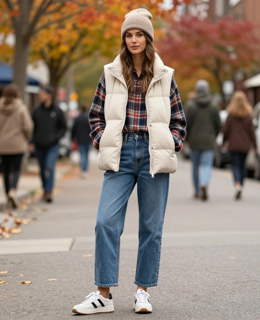 14 Trendy Layering Ideas for November in Indianapolis (You’ll Adore #6!) 55 What to Wear in Indianapolis in November 14 Trendy Layering Ideas for November in Indianapolis (You’ll Adore #6!) - 9. Layering with a Vest 1