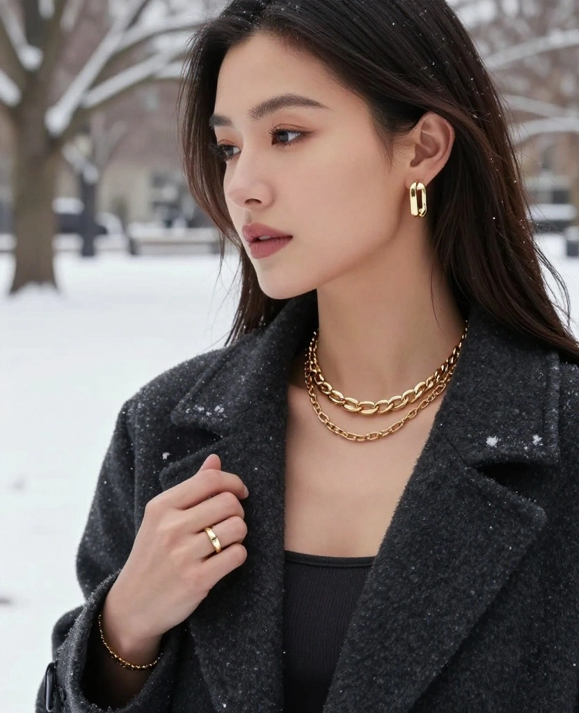15 Chic Ways to Stay Warm in Minneapolis This November (Tip #3 is a Game-Changer!) 87 what to wear in Minneapolis in November 15 Chic Ways to Stay Warm in Minneapolis This November (Tip #3 is a Game-Changer!) - 13. Make a Statement with Jewelry 1