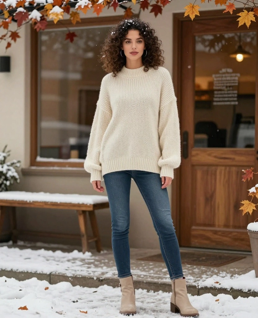 15 Chic Ways to Stay Warm in Minneapolis This November (Tip #3 is a Game-Changer!) 8 what to wear in Minneapolis in November 15 Chic Ways to Stay Warm in Minneapolis This November (Tip #3 is a Game-Changer!) - 2. Cozy Up with Oversized Sweaters 1