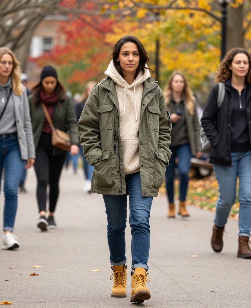 15 Cozy and Comfortable Outfits for November in St. Louis (Perfect for Every Occasion!) 92 what to wear in St. Louis in November 15 Cozy and Comfortable Outfits for November in St. Louis (Perfect for Every Occasion!) - 14. Utility Jacket with Fleece Hoodie 1