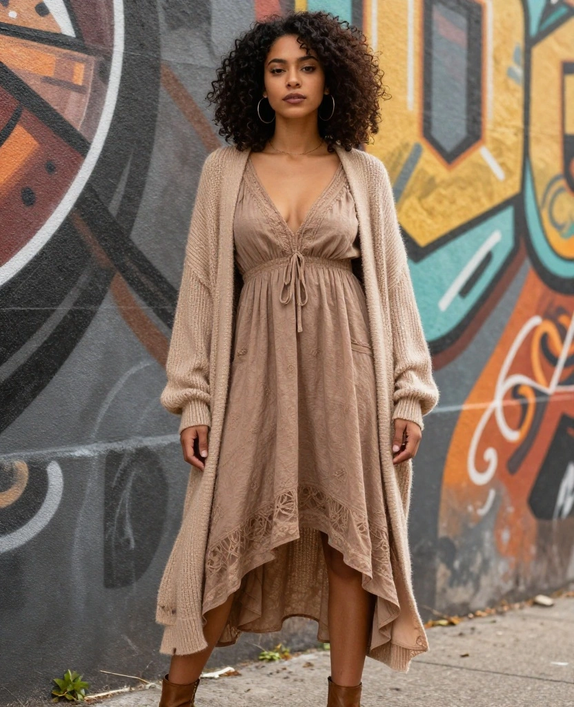 15 Layering Outfits for Detroit in November That Are Both Stylish and Warm! 99 what to wear in Detroit in November 15 Layering Outfits for Detroit in November That Are Both Stylish and Warm! - 15. Bohemian Layered Look for Creative Days 1