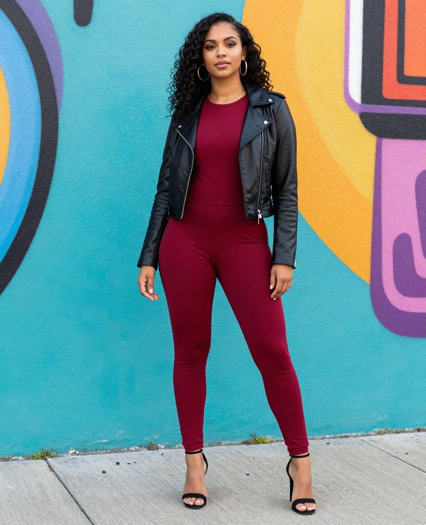 15 Layering Outfits for Detroit in November That Are Both Stylish and Warm! 43 what to wear in Detroit in November 15 Layering Outfits for Detroit in November That Are Both Stylish and Warm! - 7. Jumpsuit with Layered Tee and Jacket 1