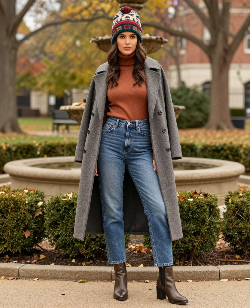 15 Must-Have Kansas City November Outfits That'll Keep You Cozy and Stylish! 73 what to wear in Kansas City in November 15 Must-Have Kansas City November Outfits That'll Keep You Cozy and Stylish! - 11. Statement Beanies and Cozy Layers 1