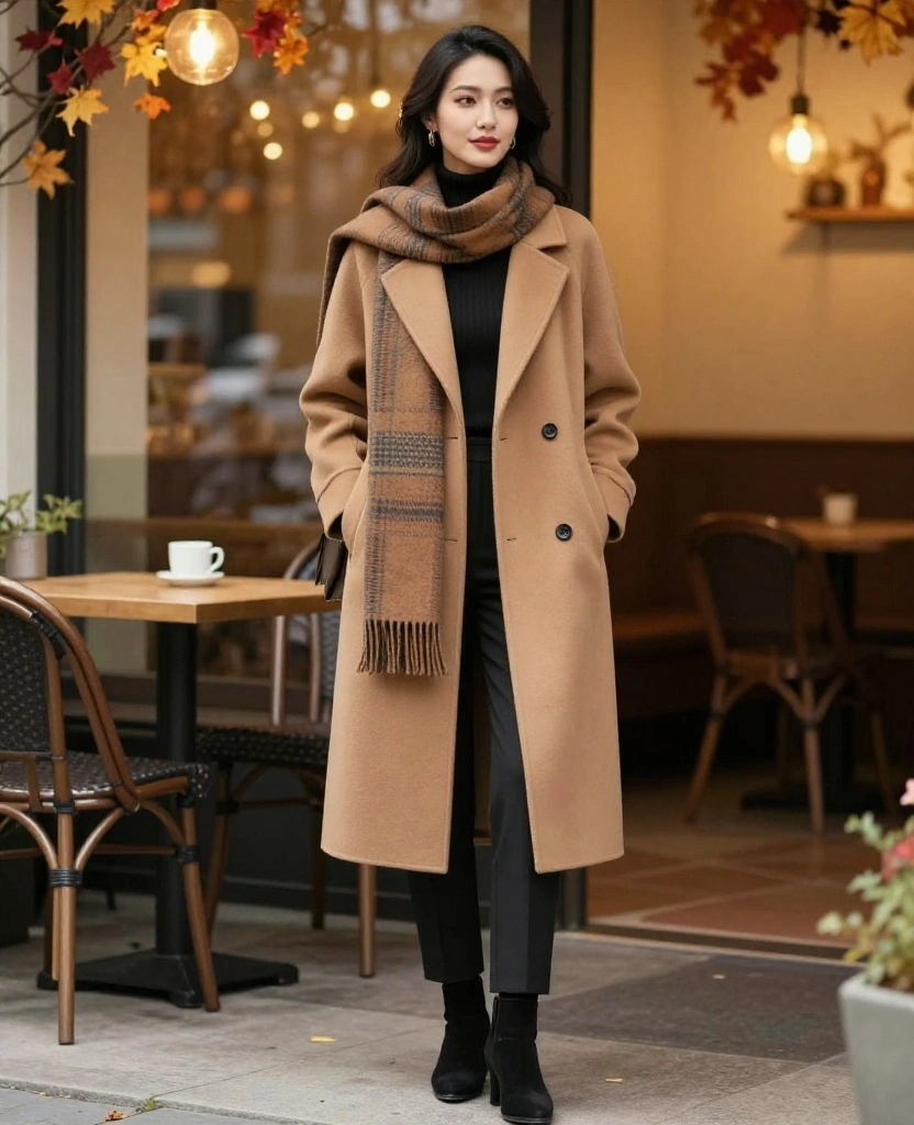 15 Must-Have Kansas City November Outfits That'll Keep You Cozy and Stylish! 15 what to wear in Kansas City in November 15 Must-Have Kansas City November Outfits That'll Keep You Cozy and Stylish! - 3. Layered Longline Coat Ensemble 1