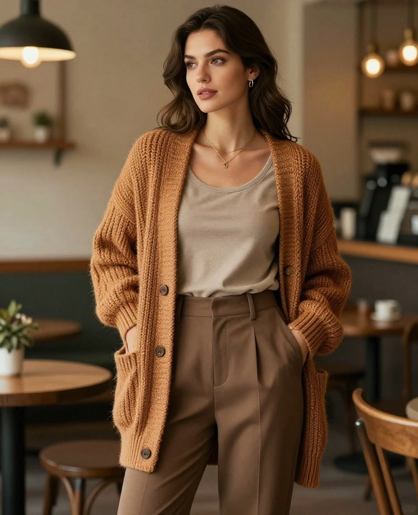15 Must-Have Kansas City November Outfits That'll Keep You Cozy and Stylish! 43 what to wear in Kansas City in November 15 Must-Have Kansas City November Outfits That'll Keep You Cozy and Stylish! - 7. Chunky Knit Cardigans 1