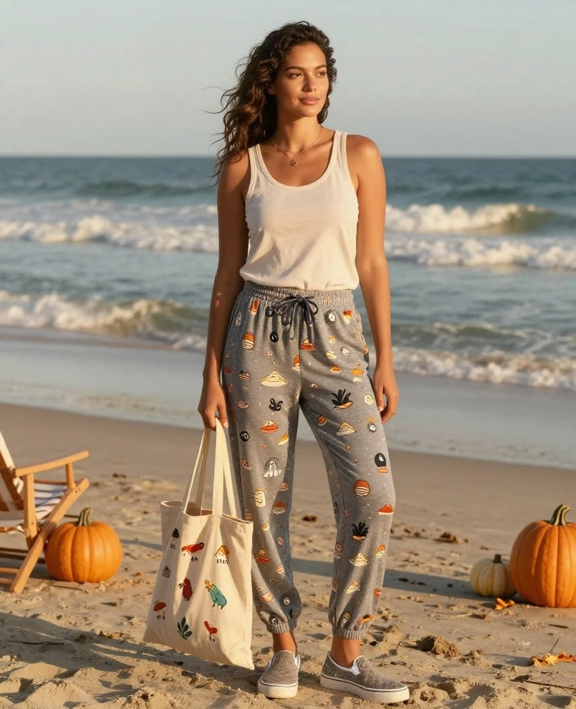 15 Perfect Beach Outfits for Hilton Head Island in November (Get Ready for #9!) 71 What to Wear in Hilton Head Island in November 15 Perfect Beach Outfits for Hilton Head Island in November (Get Ready for #9!) - 11. Comfortable Joggers and a Casual Top 1
