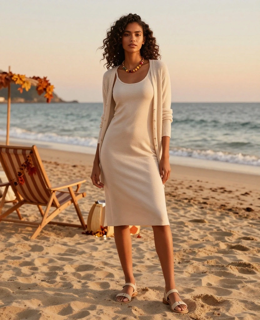 15 Perfect Beach Outfits for Hilton Head Island in November (Get Ready for #9!) 76 What to Wear in Hilton Head Island in November 15 Perfect Beach Outfits for Hilton Head Island in November (Get Ready for #9!) - 12. Layered Tank Dress 1