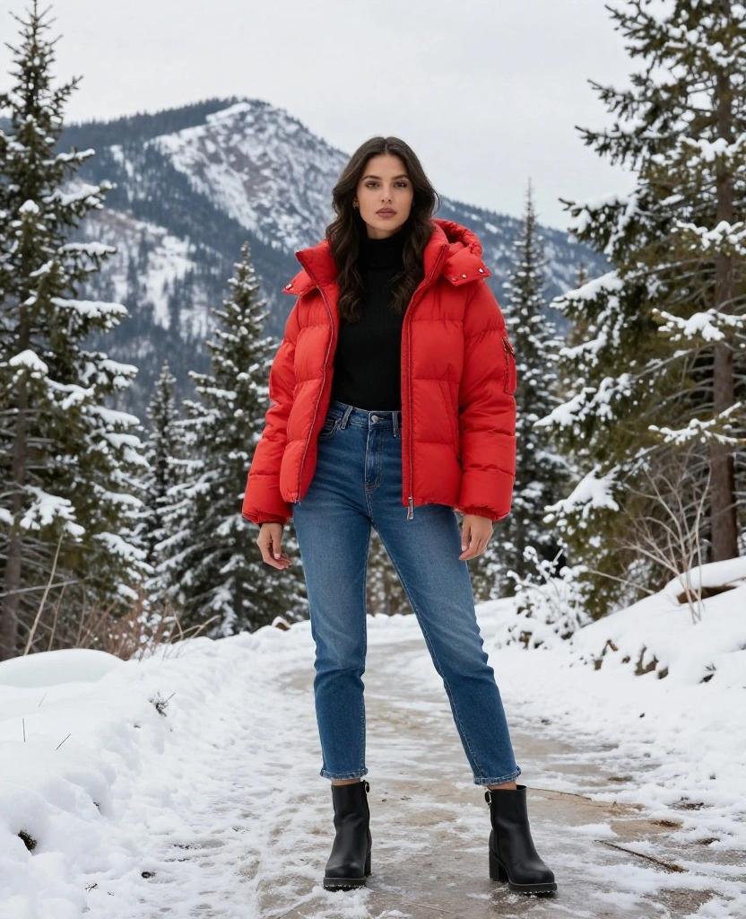 15 Stylish and Weather-Proof Ensembles for Yellowstone in November (You’ll Love #7!) 8 What to Wear in Yellowstone in November 15 Stylish and Weather-Proof Ensembles for Yellowstone in November (You’ll Love #7!) - 2. Puffer Jackets with a Twist 1
