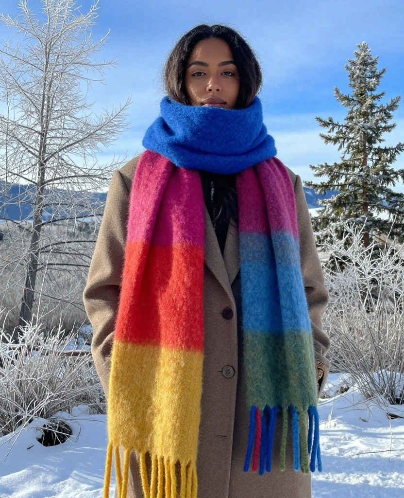 15 Stylish and Weather-Proof Ensembles for Yellowstone in November (You’ll Love #7!) 29 What to Wear in Yellowstone in November 15 Stylish and Weather-Proof Ensembles for Yellowstone in November (You’ll Love #7!) - 5. The Perfect Scarf Accessory 1