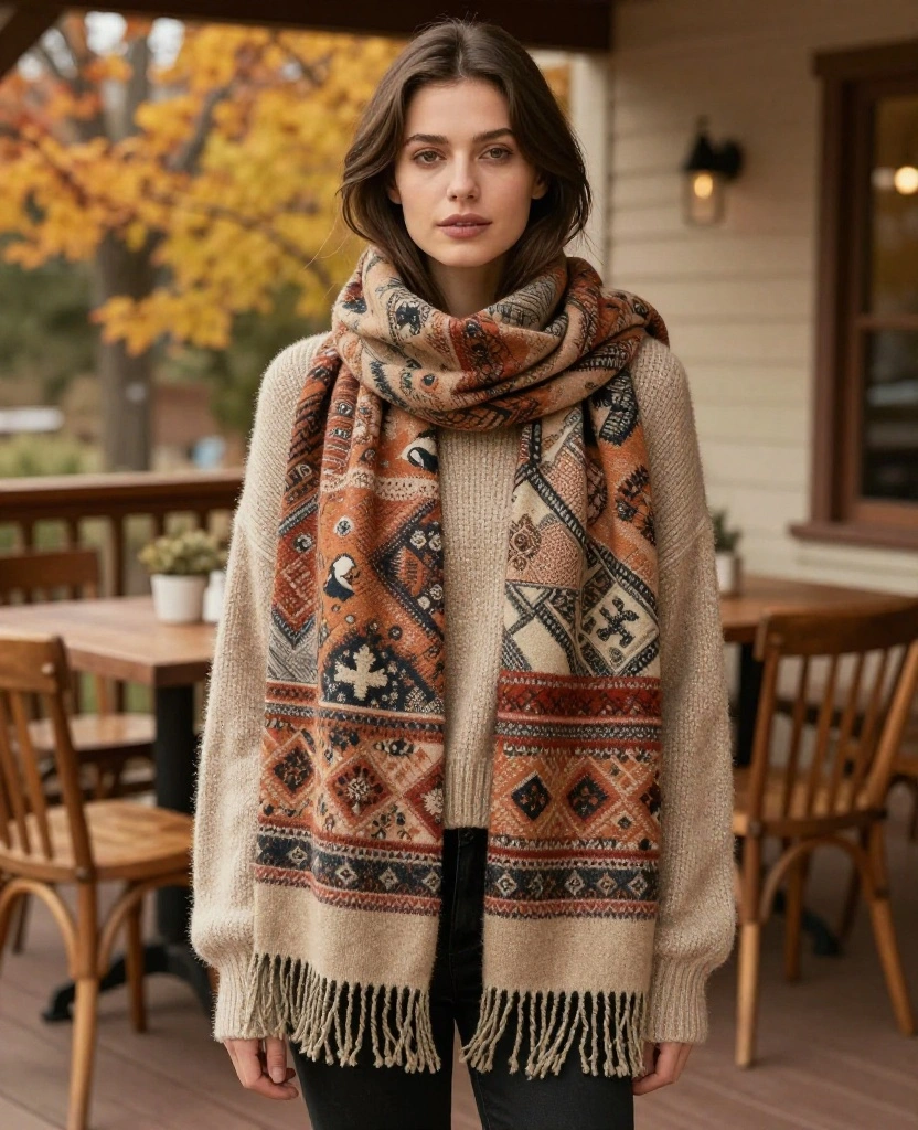 15 Trendy Layering Tips for Flagstaff in November (Stay Cozy and Chic!) 15 what to wear in Flagstaff in November 15 Trendy Layering Tips for Flagstaff in November (Stay Cozy and Chic!) - 3. Scarves: The Ultimate Accessory 1
