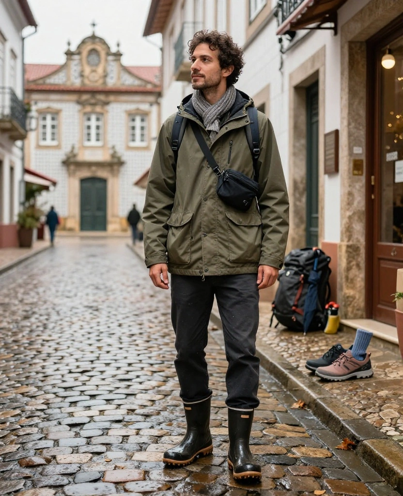 What to Pack for Coimbra in November: 12 Must-Have Shoes, Jackets, and Accessories You’ll Be Glad You Brought! 6 What to Wear in Coimbra in November What to Pack for Coimbra in November: 12 Must-Have Shoes, Jackets, and Accessories You’ll Be Glad You Brought! - 2. Waterproof Ankle Boots with a Sure Grip 1