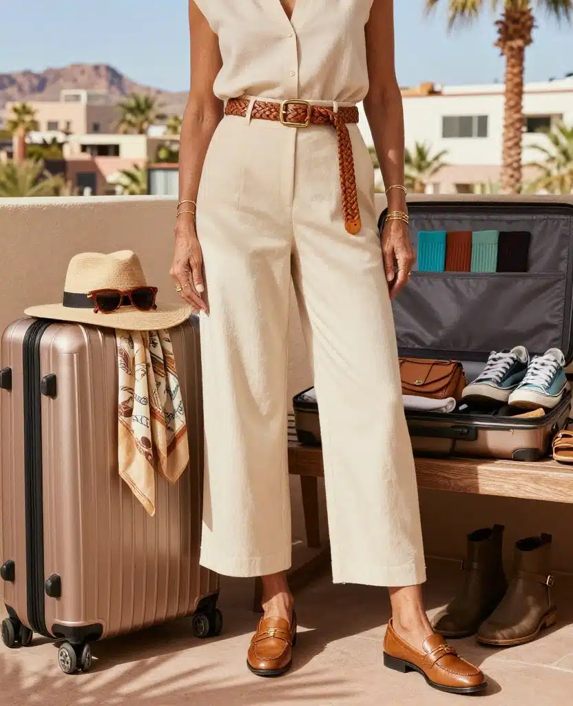 What to Pack for Phoenix in December: 11 Shoes and Accessories That Make Every Outfit Better 62 What to Wear in Phoenix in December What to Pack for Phoenix in December: 11 Shoes and Accessories That Make Every Outfit Better - 10. A Simple Belt and Jewelry Set for Instant Outfit Polish 1