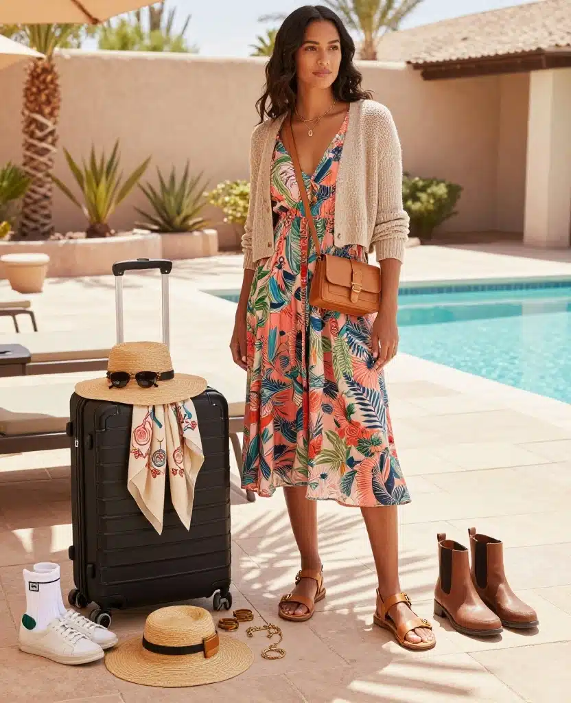What to Pack for Phoenix in December: 11 Shoes and Accessories That Make Every Outfit Better 13 What to Wear in Phoenix in December What to Pack for Phoenix in December: 11 Shoes and Accessories That Make Every Outfit Better - 3. Supportive Sandals for Sunny Patios and Resort Afternoons 1