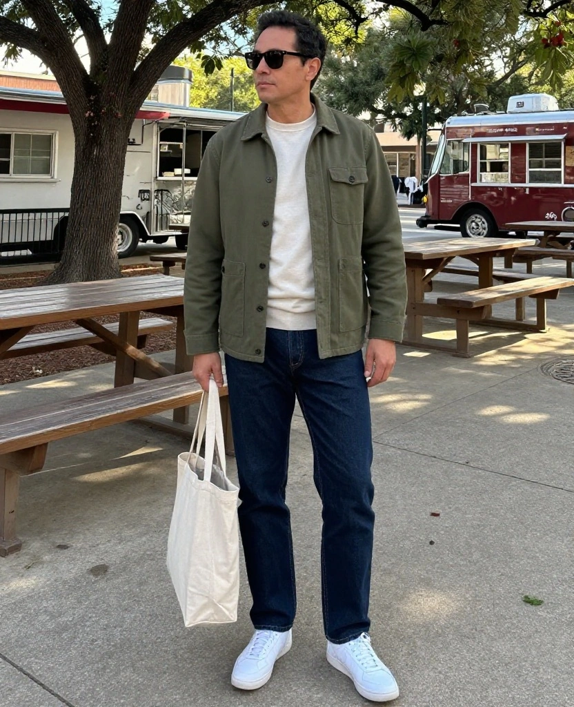 What to Wear in Austin in December: 14 Smart Layering Ideas for Chilly Mornings and Sunny Afternoons! 1 What to Wear in Austin in December What to Wear in Austin in December: 14 Smart Layering Ideas for Chilly Mornings and Sunny Afternoons! - 1. Start With a Breathable Tee and a Lightweight Shacket 1