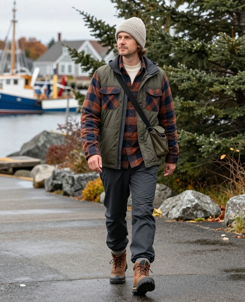 What to Wear in Bar Harbor in November: 15 Cozy Travel Outfits You’ll Be Glad You Packed! 1 What to Wear in Bar Harbor in November What to Wear in Bar Harbor in November: 15 Cozy Travel Outfits You’ll Be Glad You Packed! - 1. The Merino Base-Layer Outfit for a Chilly Harbor Walk 1