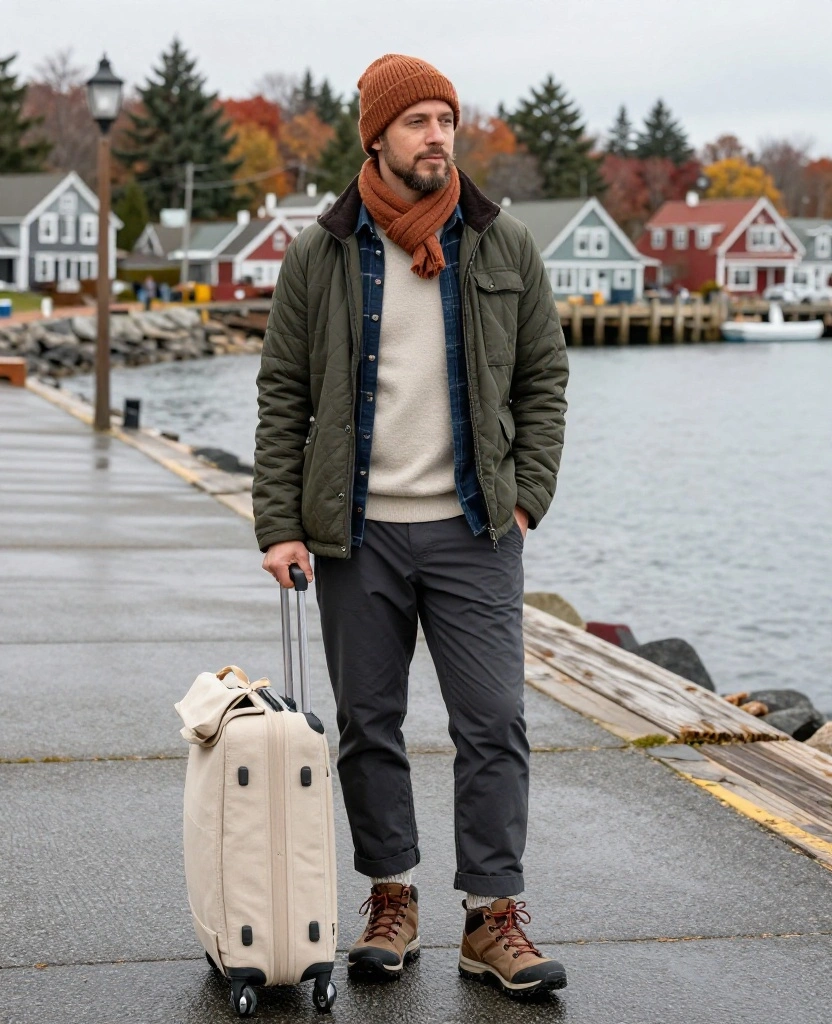What to Wear in Bar Harbor in November: 15 Cozy Travel Outfits You’ll Be Glad You Packed! 81 What to Wear in Bar Harbor in November What to Wear in Bar Harbor in November: 15 Cozy Travel Outfits You’ll Be Glad You Packed! - 15. The Simple Capsule Outfit You Can Wear on Travel Day 1