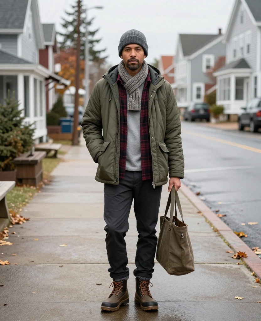 What to Wear in Bar Harbor in November: 15 Cozy Travel Outfits You’ll Be Glad You Packed! 2 What to Wear in Bar Harbor in November What to Wear in Bar Harbor in November: 15 Cozy Travel Outfits You’ll Be Glad You Packed! - 2. The Quilted Jacket and Flannel Combo for Easy Layering 1